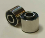 Rear shocker eyelet bushes  stainless 