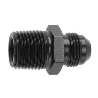 black Straight AN  NPT Pipe Adapter Fitting